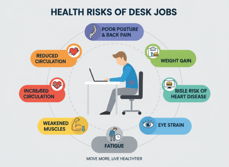 health risks of desk jobs