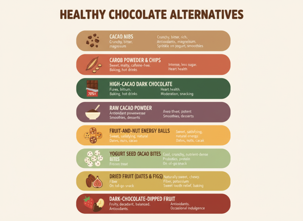healthy chocolate alternatives